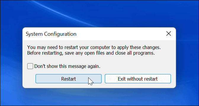 วิธีคลีนบูต Windows 11