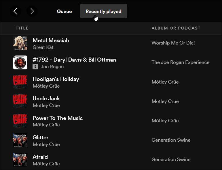 Spotifyのリスニング履歴を表示する方法