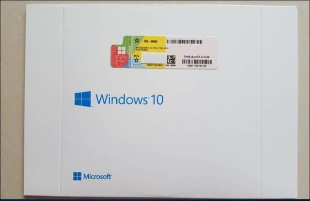 Hoe u uw productsleutel voor Windows 10 kunt vinden