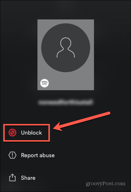 Как удалить подписчиков на Spotify