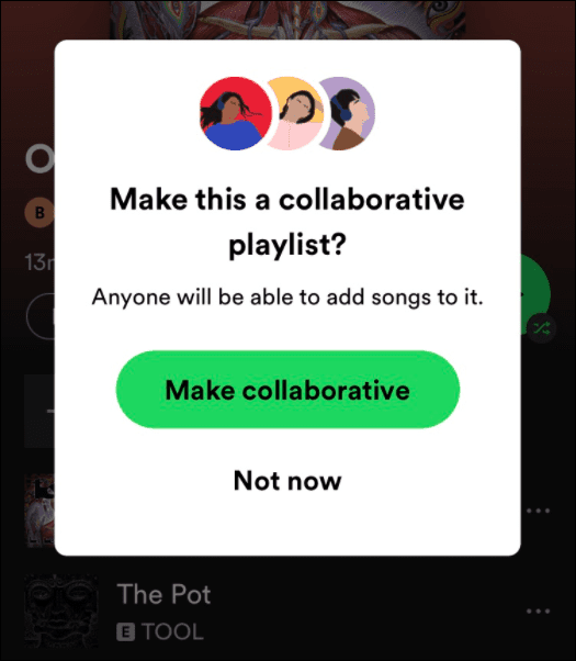 Spotifyで共同プレイリストを作成する方法