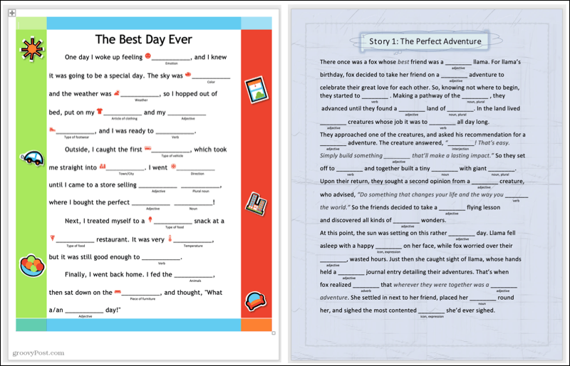 กิจกรรมการเรียนรู้แสนสนุกสำหรับเด็กโดยใช้ Microsoft Templates