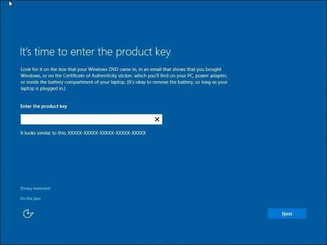 Hoe te repareren Windows 10 Product Key Activation werkt niet