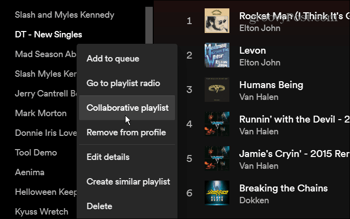 Spotifyで共同プレイリストを作成する方法