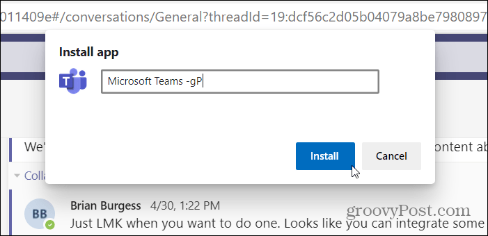 Как установить Microsoft Teams как веб-приложение (PWA) в Windows 10