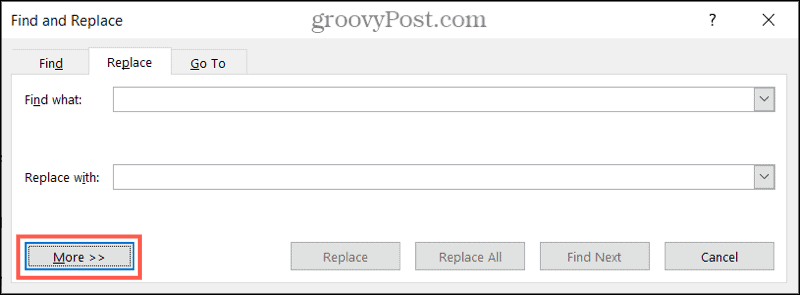 วิธีค้นหาและแทนที่ข้อความใน Microsoft Word