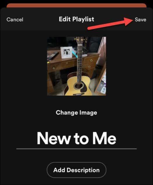 Spotifyプレイリストの画像を変更する方法