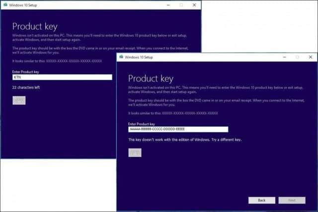 Hoe te repareren Windows 10 Product Key Activation werkt niet
