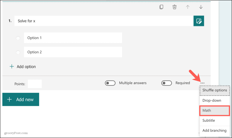 So erstellen Sie ein Mathe-Quiz in Microsoft Forms