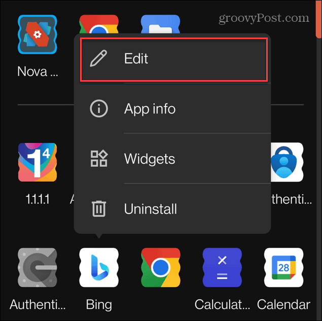So ändern Sie App-Symbole auf Android