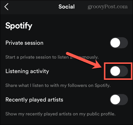 Как удалить подписчиков на Spotify