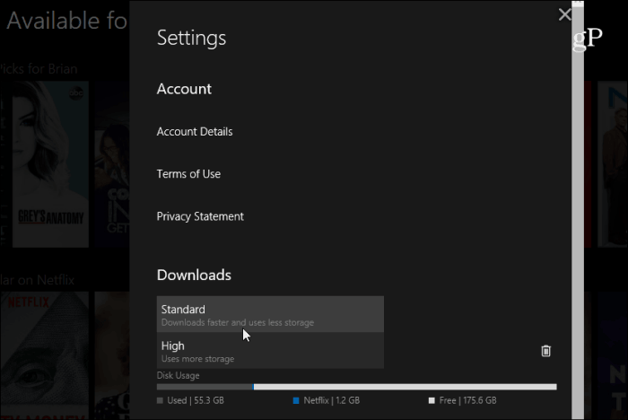 Загрузите Netflix Films and TV на Windows 10 для просмотра в автономном режиме