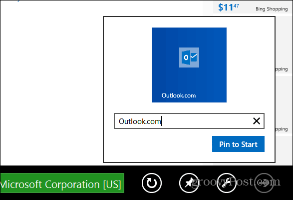 วิธีตรึง Outlook.com ไว้ที่ทาสก์บาร์ของ Windows