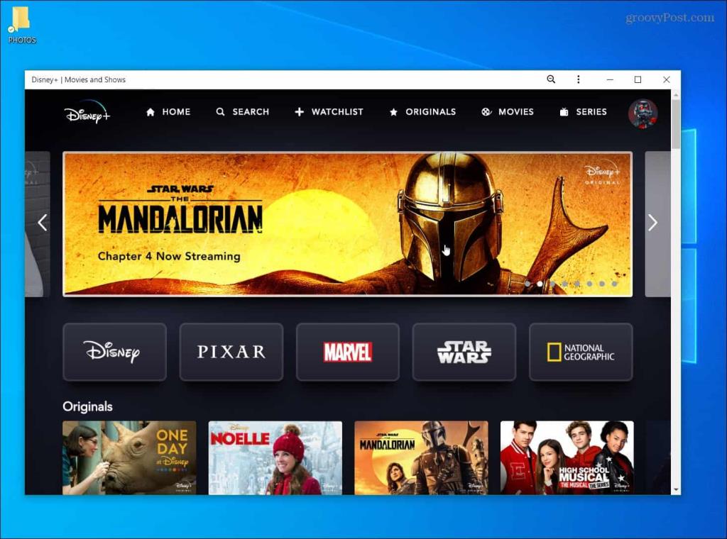 Windows 10にDisney Plusをアプリとしてインストールする方法