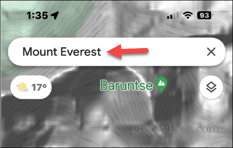 Cómo encontrar elevación en Google Maps