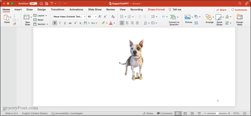 如何在 Microsoft PowerPoint 中刪除圖像背景