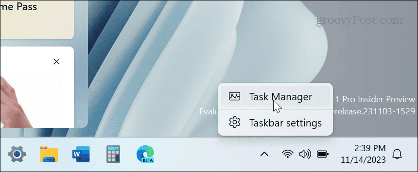 Как открыть диспетчер задач в Windows 11