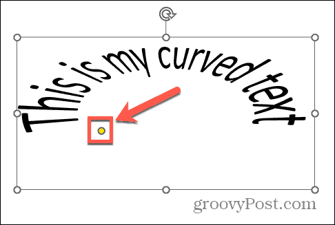 Как сделать текст кривой в PowerPoint