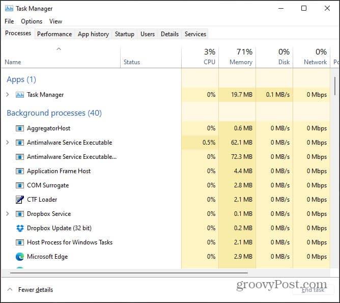 Как открыть диспетчер задач в Windows 11