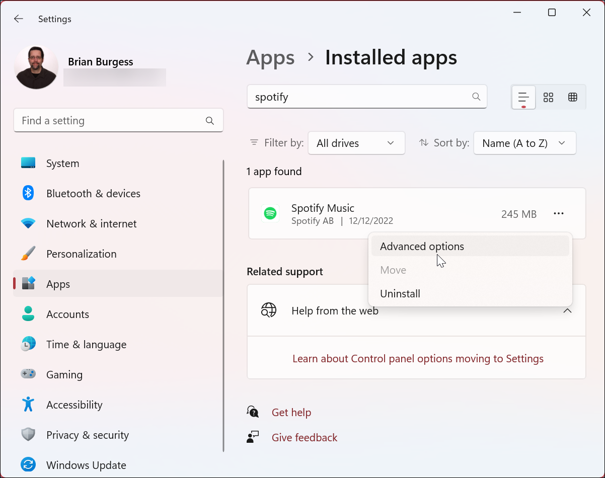 Как отключить фоновые приложения в Windows 11