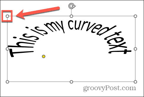 Как сделать текст кривой в PowerPoint