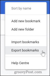 Cómo exportar marcadores de Chrome Cómo exportar marcadores de Chrome