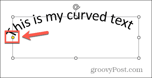 Как сделать текст кривой в PowerPoint