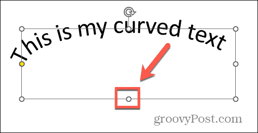 Как сделать текст кривой в PowerPoint