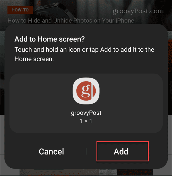 So fügen Sie eine App zum Android-Startbildschirm hinzu