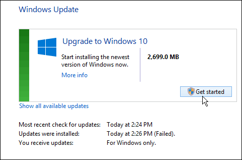 Как обновить Windows 8.1 до Windows 10