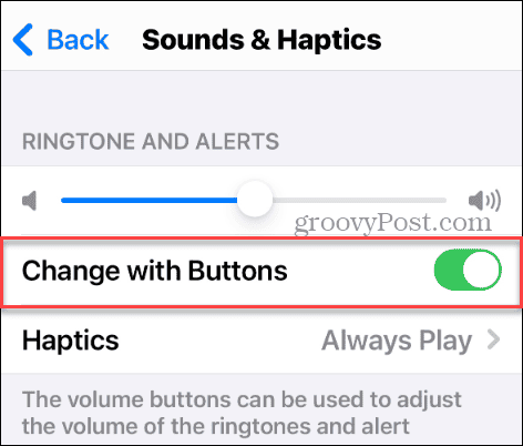 iPhoneのアラーム音量を変更する方法