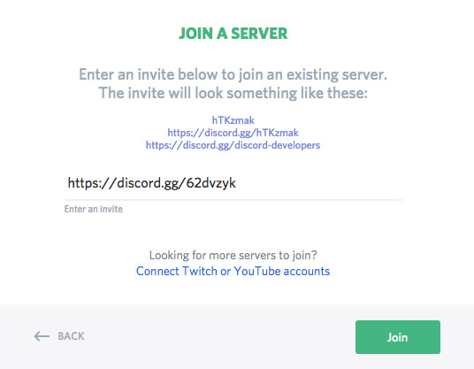 Cách tham gia máy chủ Discord