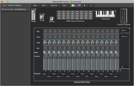 Logic Pro X의 MIDI 편집기