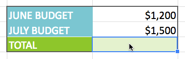 Google Sheets (Parte 5): cree fórmulas simples