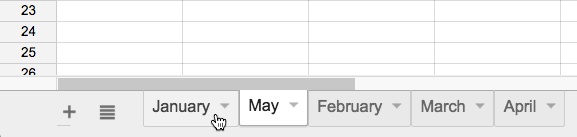 Google Sheets (Parte 4): trabajar con varias hojas