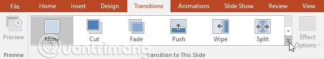 PowerPoint 2016: применение эффектов перехода