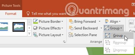 PowerPoint 2016: упордочивание и группировка объектов