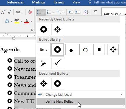 Word 2016 完整指南（第 8 部分）：製作清單