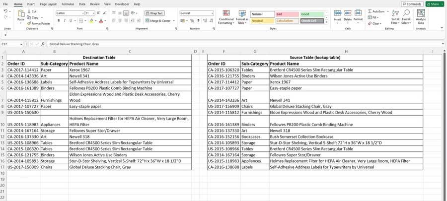 Как автоматизировать Vlookup с помощью Excel VBA
