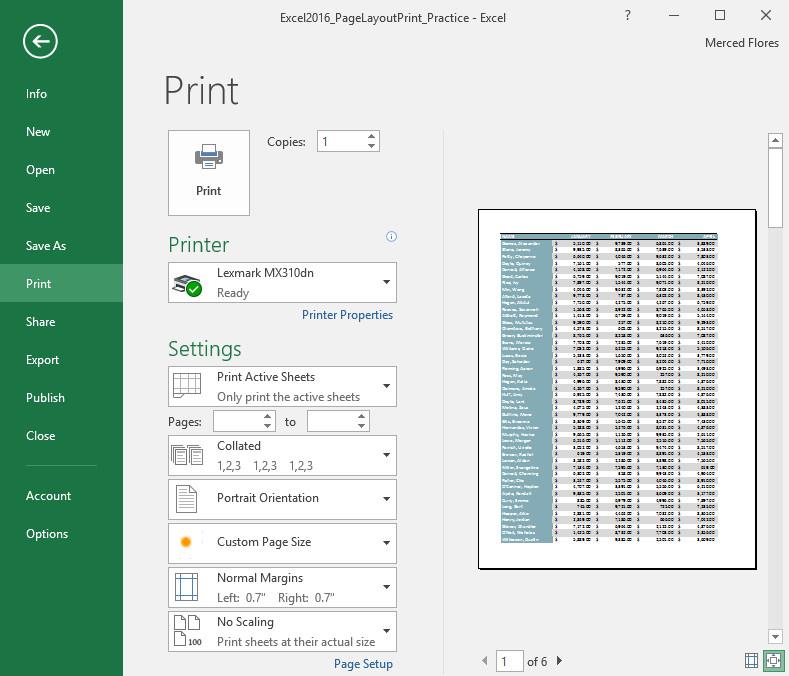 Excel 2016 – Урок 12. Форматирование страниц и печать электронных таблиц в Excel
