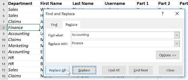 Excel 2016 — Урок 10. Использование функции «Найти и заменить» в Excel