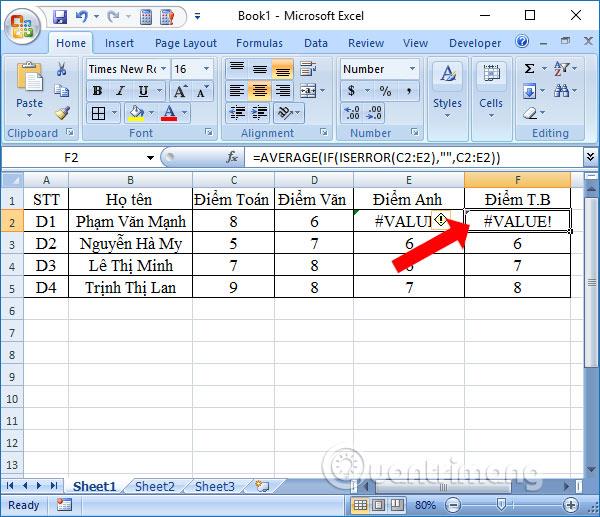 Как использовать функцию СРЗНАЧ в Excel