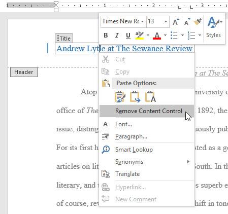 Guía completa de Word 2016 (Parte 14): Título de página (Encabezado) y pie de página (Pie)