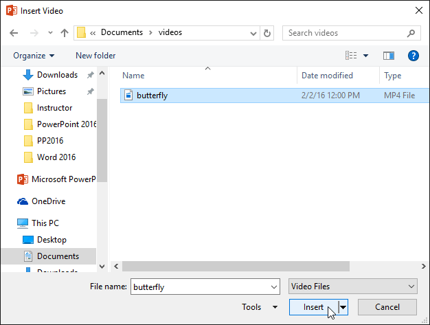 PowerPoint 2019 (часть 19): вставка видео