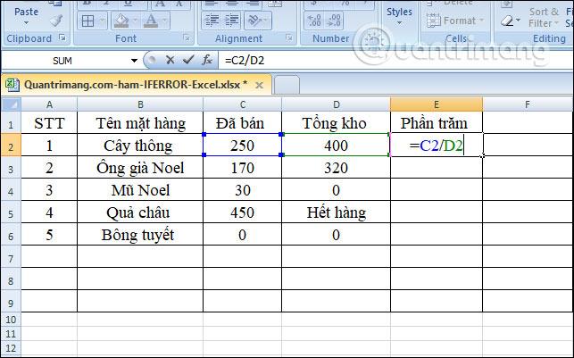 Функция ЕСЛИОШИБКА в Excel, формула и использование