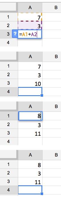 Google Sheets (Parte 5): cree fórmulas simples