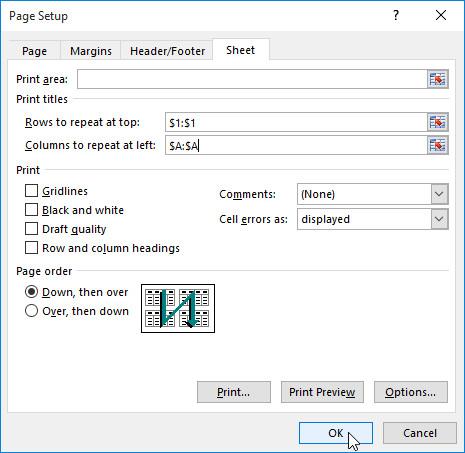 Excel 2016 – Урок 12. Форматирование страниц и печать электронных таблиц в Excel