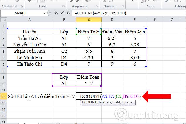 Как использовать функцию СЧЁТ в Excel