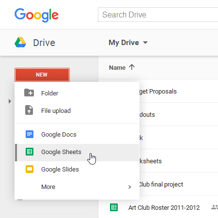 Google Sheets (Parte 1): familiarícese con Google Sheets