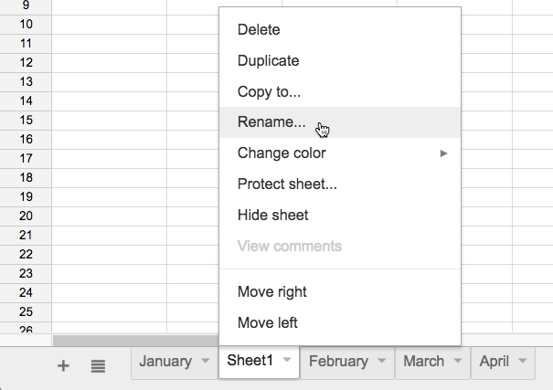 Google Sheets (Parte 4): trabajar con varias hojas